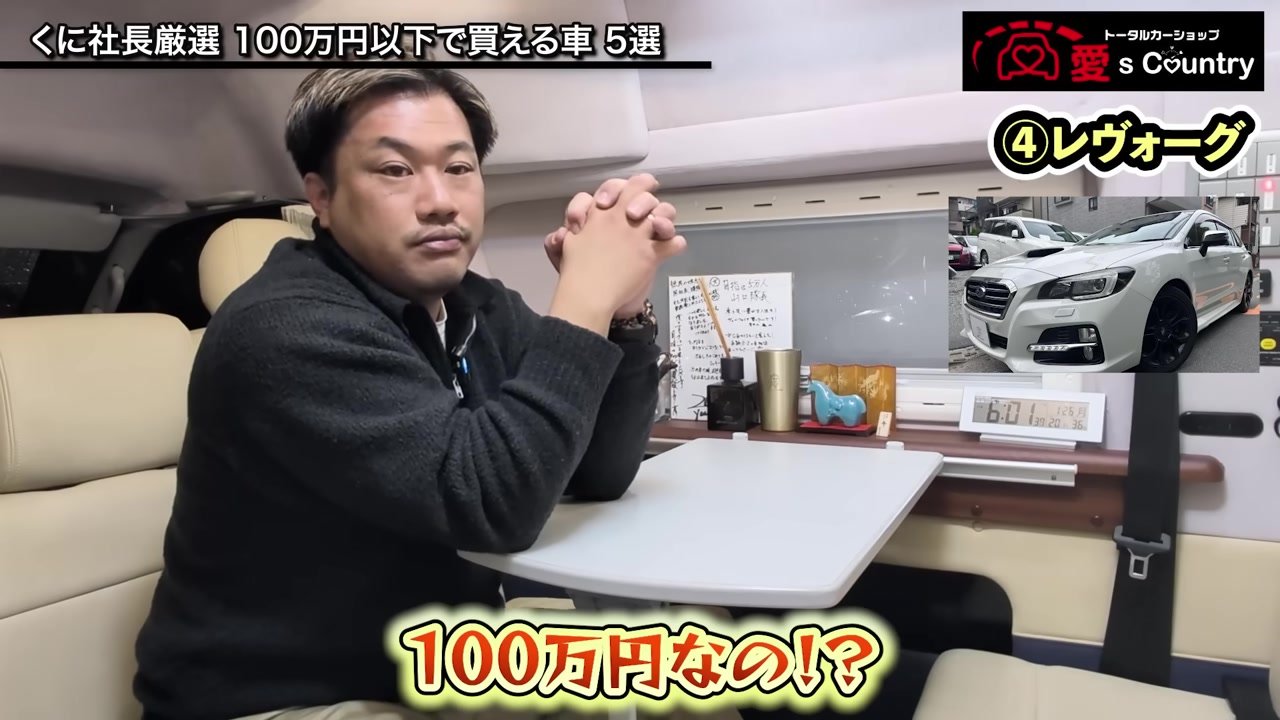4台目のスバル・レヴォーグ先代を紹介するくに社長
