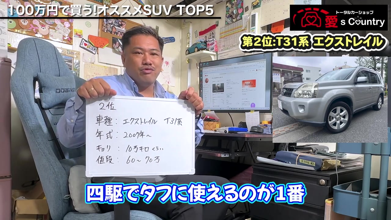 日産・エクストレイル(T31系)の車両写真と車種スペック